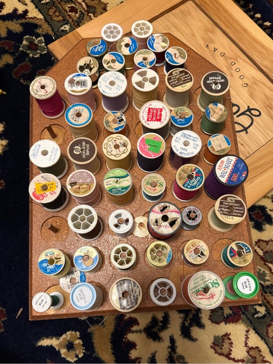 Other - Assorted Vintage Sewing Thread Spools - Multicolor Set